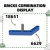 Нетоксичный 322 шт./Лот № 65249 Ось 2L с Штифтом с Фрикционными Гребнями Длина Блок Moc Цветные Аксессуары Совместимые с Кирпичиками DIY Игрушки
