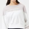 (WMNS) New Balance Athletics Sweatshirt Asia Sizing 'Wonder Mauve White' Women's AWT11503-WM