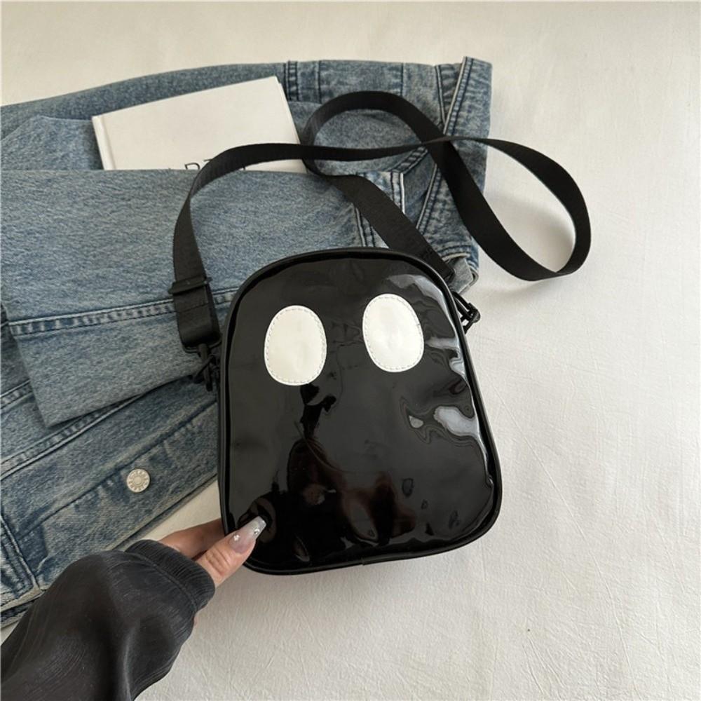 PU Halloween Ghost Bag Transparent Crossbody Bag Funny Clear Shoulder Bag Kids Gifts