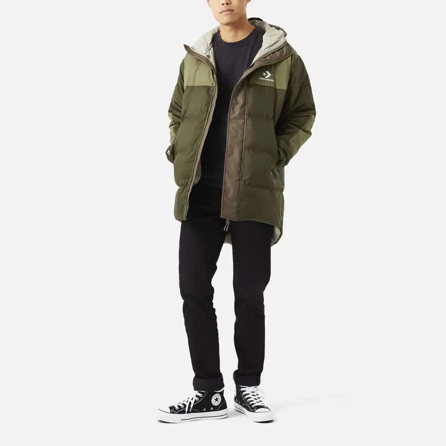 Converse Мужская пуховая куртка зеленая 10023754-A02