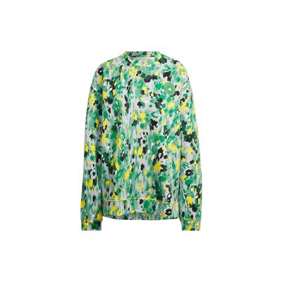 Stella McCartney Толстовка свободного кроя с графическим принтом Женская толстовка зеленая HG1932