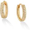 Cubic Zirconia Huggie Earrings 14k Gold Plated Tiny Earrings Small Huggie Hoop Earrings Simple Lightweight Hoops Gift for Women
