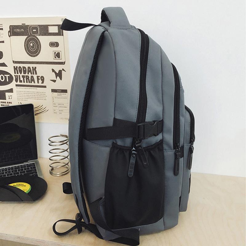 Мужской рюкзак большой вместимости для учеников младших классов средней школы, школьная сумка, женский рюкзак с цветными блоками