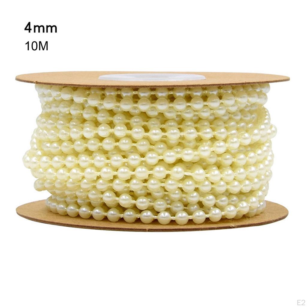 Цепочка из бисера, ювелирные изделия, свадебные поделки, длина 10 м, фурнитура для изготовления звеньев