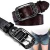 Harajuku PU Leather Belt Chic Jeans Belts Fashion Carved Waist Belt For Women