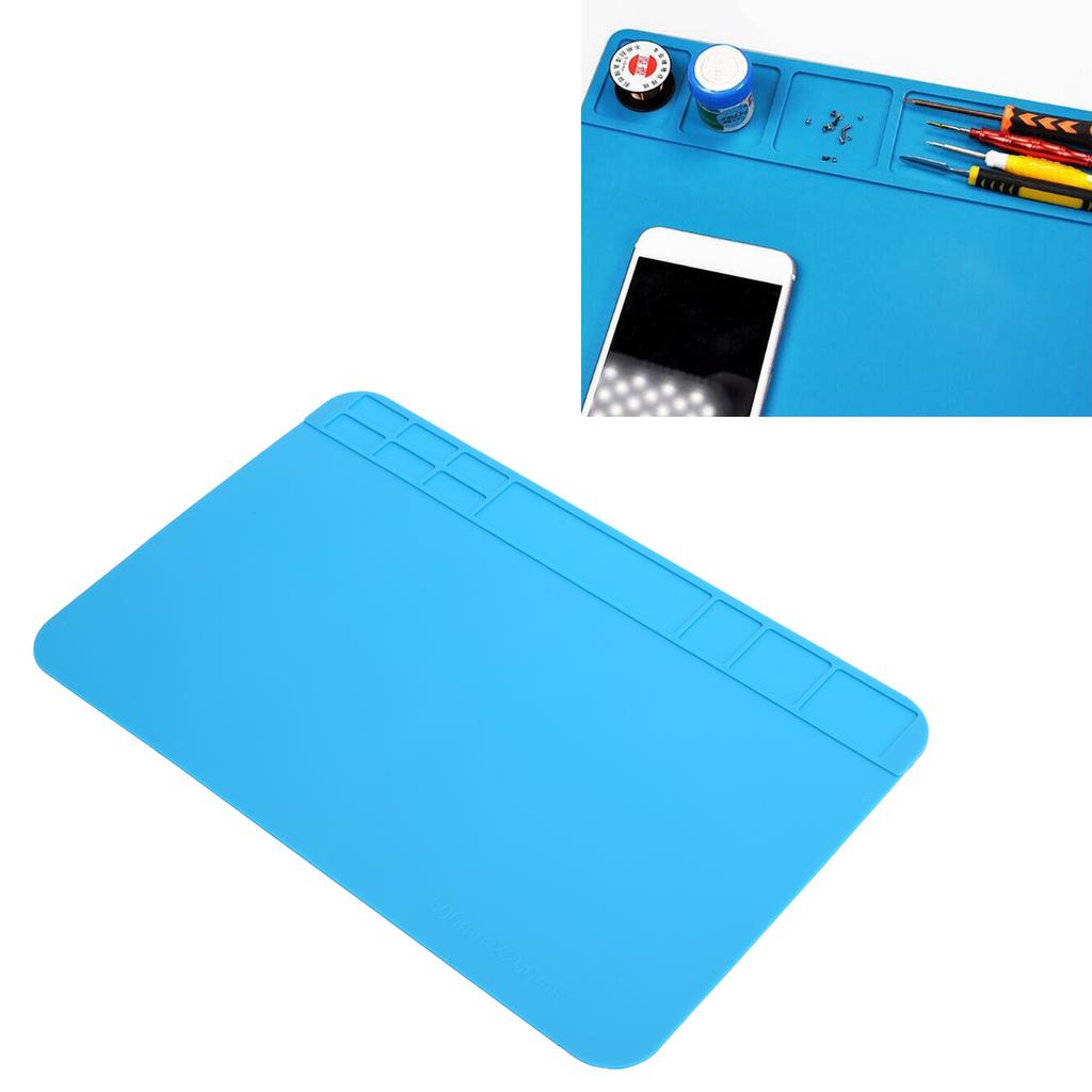 Коврик для ремонта силиконовый термостойкий компьютер телефон паяльная станция детали инструменты коврик