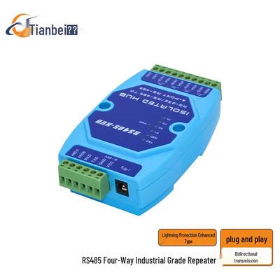 Tianbei 4-портовый оптоизолированный концентратор RS485