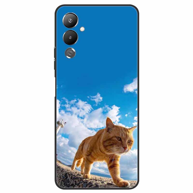 Чехол для Tecno Pova 4 LG7n Милый Модный ТПУ Силиконовый Чехол для Tecno Pova 4 Чехлы для Телефона Pova4 Ударопрочный Мягкий Чехол Funda Милый