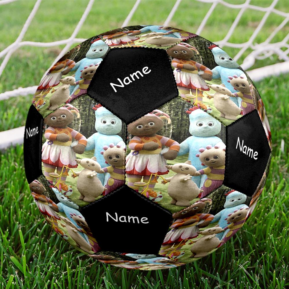 Custom Name In the Night Garden Theme Size 5 Soccer Ball, Suitable for Both Indoor and Outdoor Matches, a Gift Suitable for Everyone.