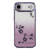 KADEM For iPhone 17 Air Case Flower Pattern TPU Gradient Phone Cover with Lanyards