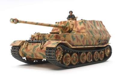 Tamiya 1/48 Серия военных миниатюр №. 89 Немецкий тяжелый истребитель танков Элефант Пластиковая модель 32589