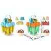 Beach Toy Outdoor Sand Play Castle Toy with Castle Mold Bucket Sandcastle Toy Bathtub Water Play Toy Kids Education Toy