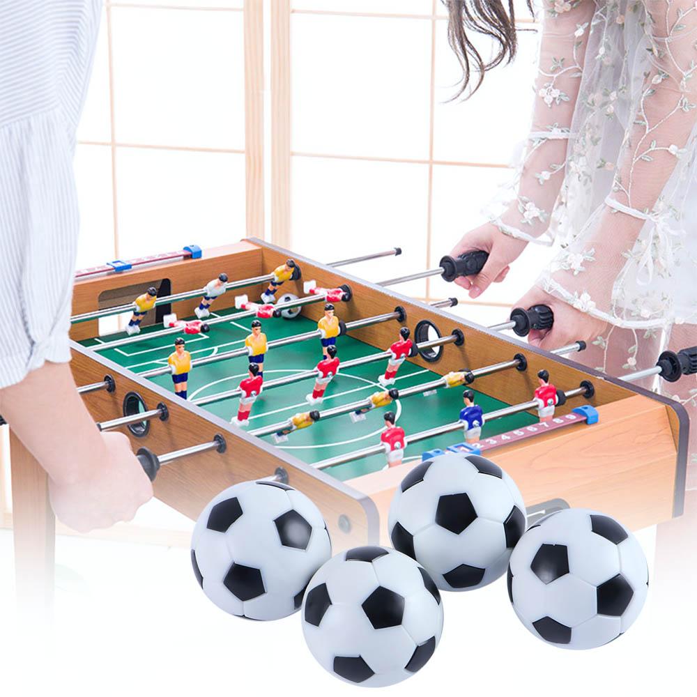 Durable 4pcs Student Mini Adult Tabletop Game Football Replacement Balls Table Soccer