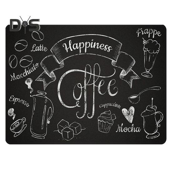 Коврик для кофеварки, впитывающий коврик для сушки посуды, долговечный многоцелевой нескользящий настольный коврик для домашней кухонной стойки