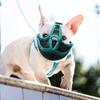 Short Snout Pet Dog Muzzles Adjustable Breathable Mesh French Bulldog Pug Mouth Muzzle Mask Anti Stop Barking Supplies DC05
