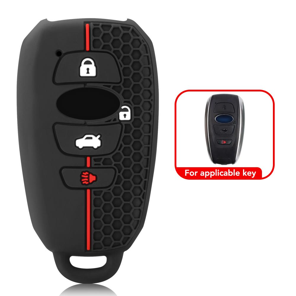 Силиконовый чехол для автомобильного ключа для Subaru Crosstrek Forester Outback Impreza Ascent Legacy STI Xv Trezia BRZ Wrx Levorg 2006-2024