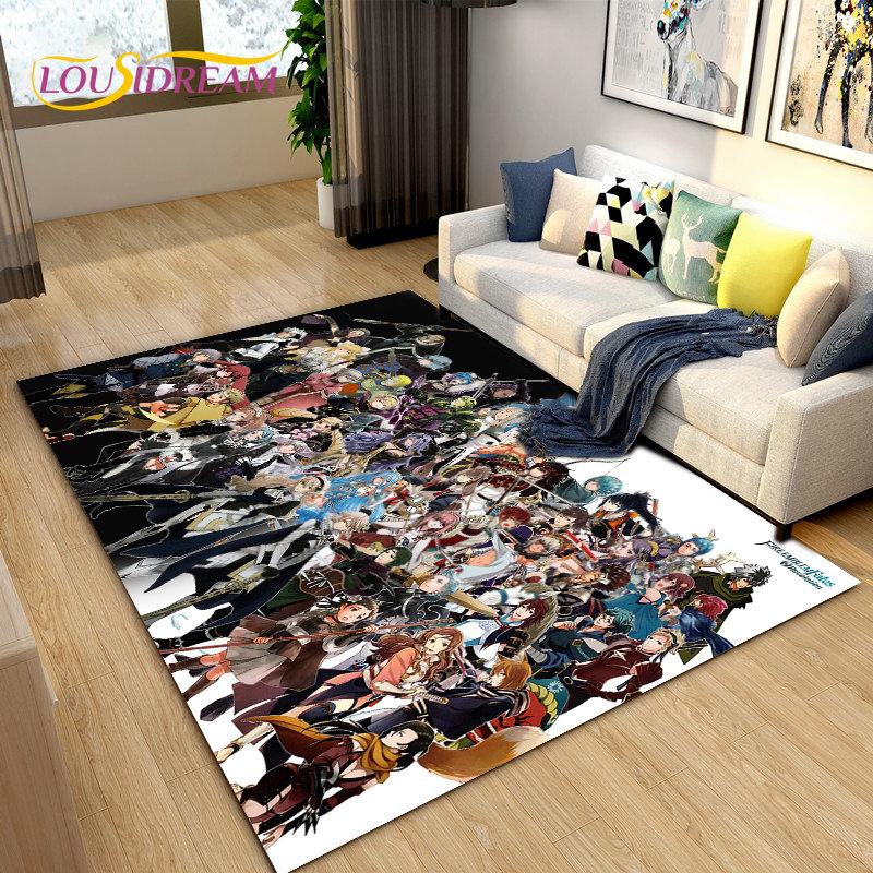 Game Gamer Fire Emblem Series Area Rug,Carpet Rug for Living Room Bedroom Sofa Doormat Decoration, Kids Play Non-slip Floor Mat