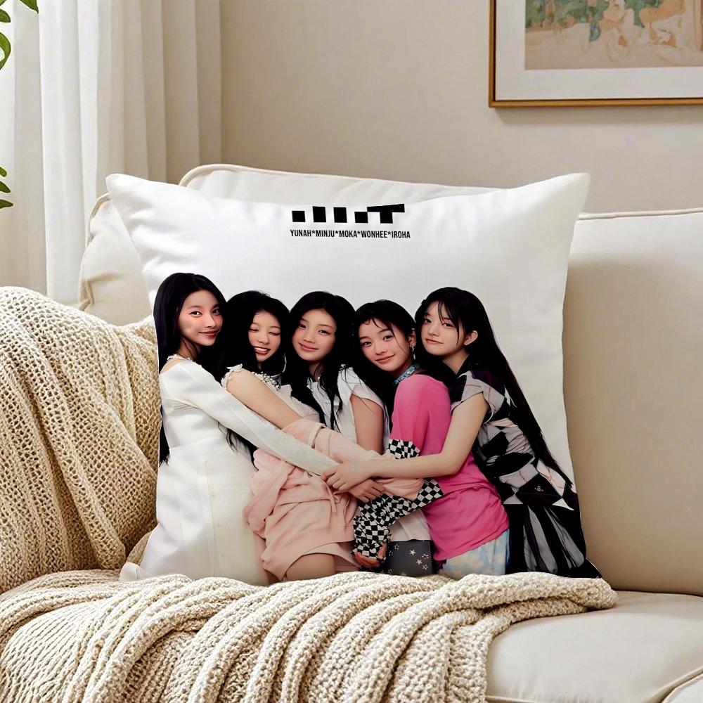 kpop trendy IIILLITS Cushion Cover Pillowcase Antidustmite living Room Sofa Decor Cushion Room