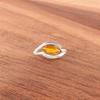 Yellow Citrine Gemstone Ring 925 Sterling Silver Handmade Jewelry Wedding Ring RR-60-13
