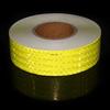 5cm*25m Reflective Tape Fluorescent Yellow Waterproof Outdoor Adhesive Road Safety Warning Stickers For  Bicycle Helmet Trailers