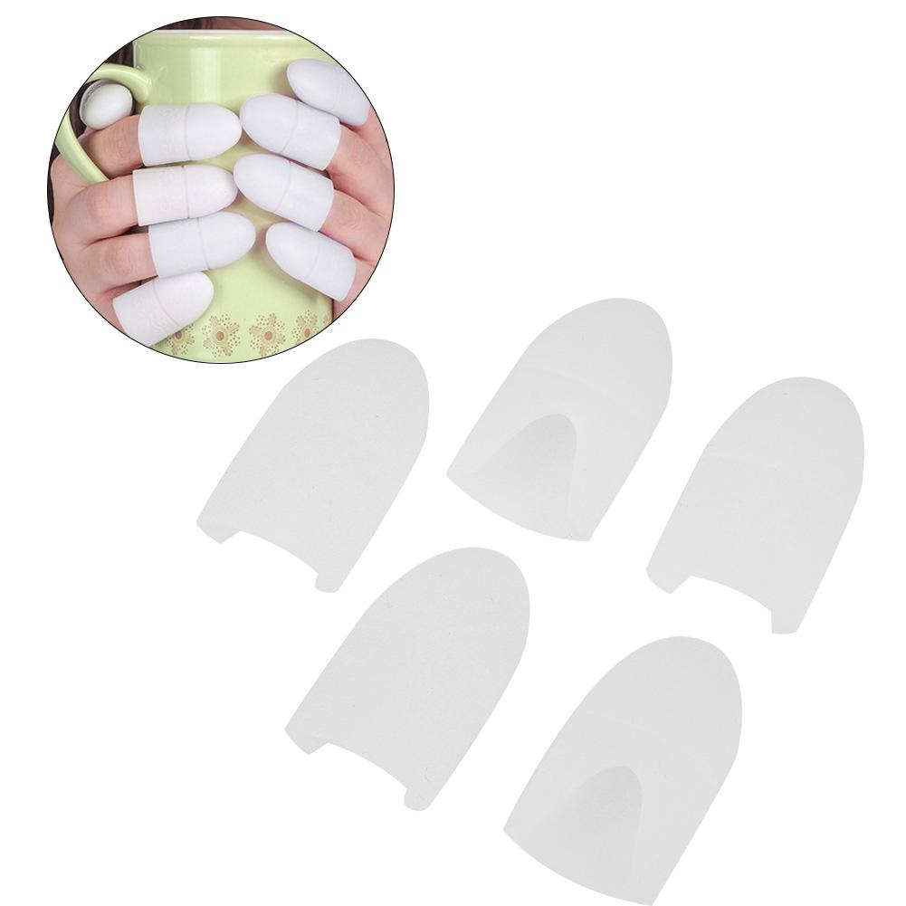 Portable Nail Polish Remover Clip Wrap Nail Art Gel Cleaning Soak Off Cap Manicure Tool (White)