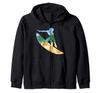 Серфинг Пляжный отдых Гавайи Миртл Венеция Подарок Серфинг Zip Hoodie