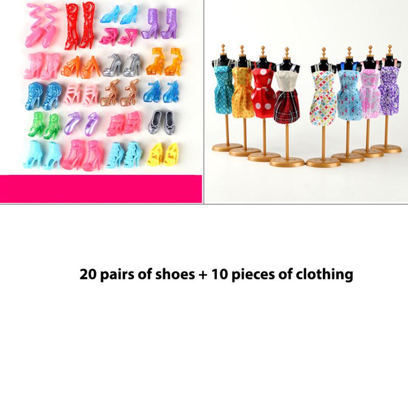 Вечернее платье, аксессуары для кукол, обувь, сумки, товары для дома, подарки для девочек, случайный цвет