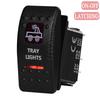 Waterproof Red LED Rocker Switch 12V 24V OFF Road Light ON OFF / ON OFF ON 3 Position Toggle for NARVA Carling ARB Style 4x4 Battery Switches5