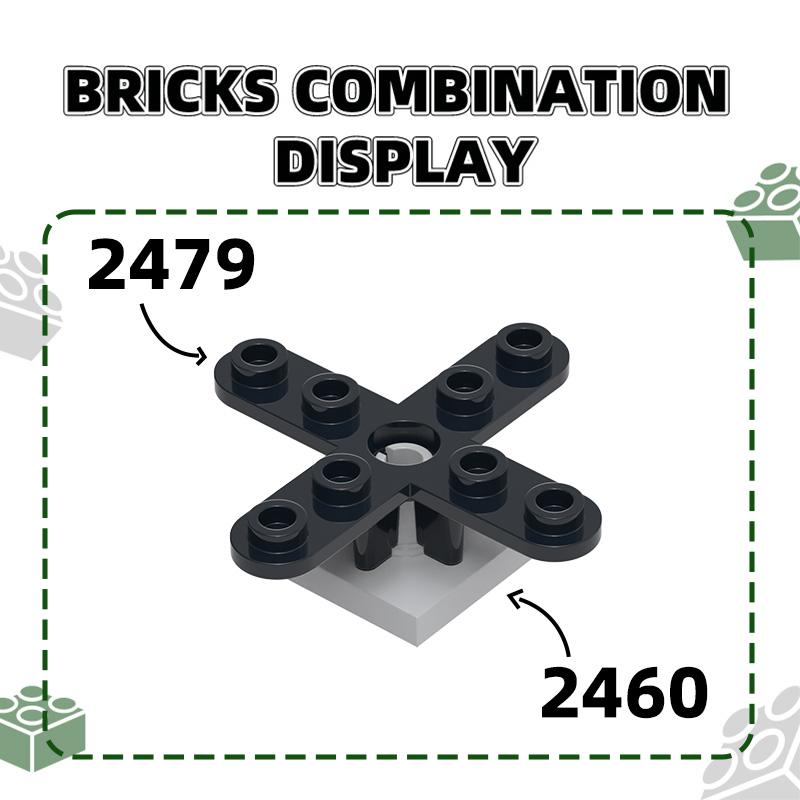 Нетоксичный 169 шт./Лот 2460 Плитка Модифицированная 2x2 с Штифтом Строительный Блок Аксессуары Moc Совместимые с Кирпичами Детские Игрушки Подарочная Коробка