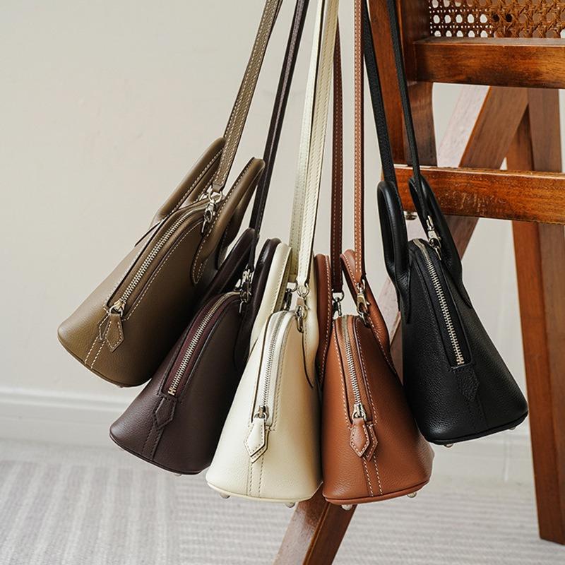 Женская сумка новая сумка-ракушка первый слой коровьей кожи сумка для боулинга сумка-мессенджер