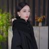 New Ear Protection Winter Balaclava Windproof Drawstring Hooded Beanie Hats Warm Scarf Hat Unisex