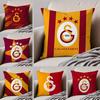 Логотип Футбольной Команды G-Galatasaray Спортивный Клуб Наволочка Подушка-Плед Наволочка для Подушки-Пледа Скрытая Пуговица Прочный Полиэстер Подушка на Стул