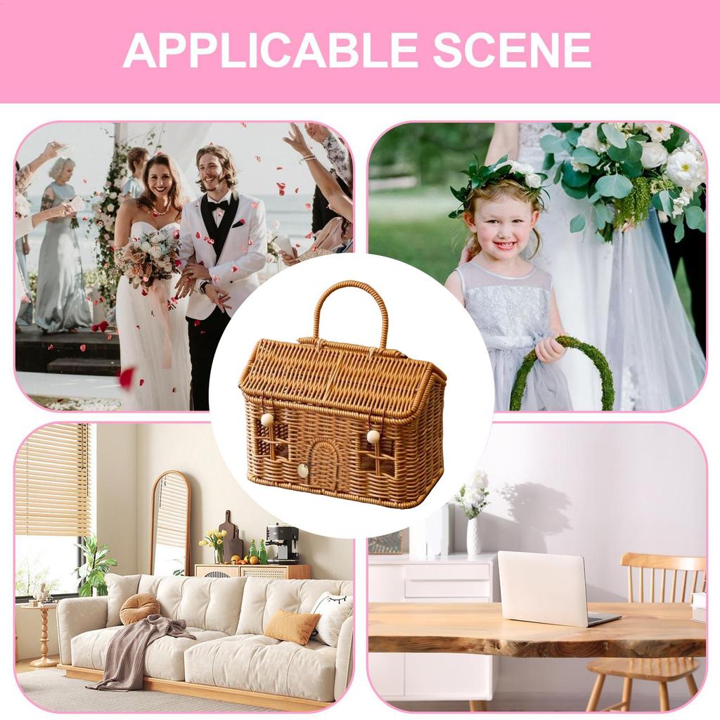 Плетеные Корзины Для Хранения Форма Домика Портативный Органайзер Корзины Для Хранения Для Полок Для Шкафа Кладовки Прачечной Детской Комнаты Игрушек