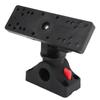 Fish Finder Mount Base 360 Degree Rotating Removable Universal Boat Fish Finder Electronics Mount