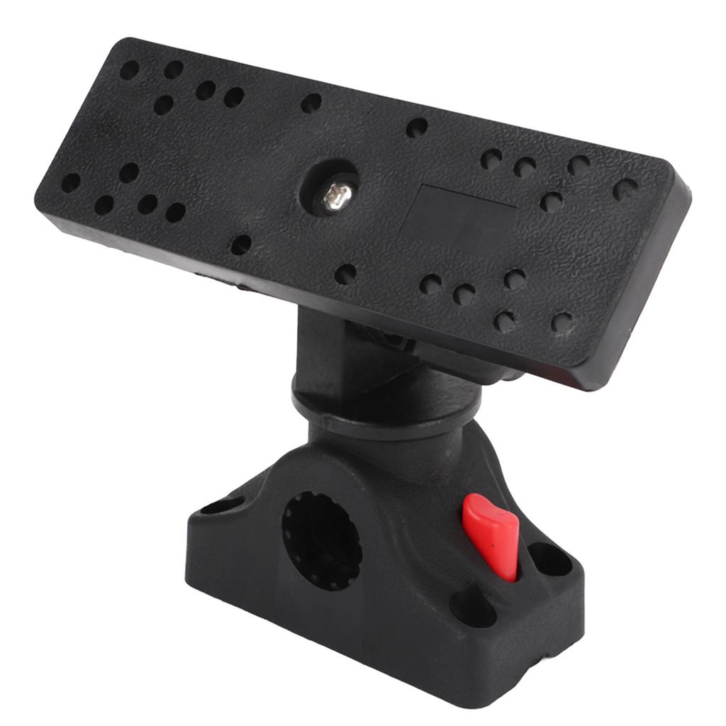 Fish Finder Mount Base 360 Degree Rotating Removable Universal Boat Fish Finder Electronics Mount