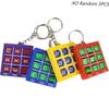 Tic Tac Toe Game Keychain with Key Ring Tic Tac Toe Keyholders Colourful Portable Birthday Party Gift for Kids