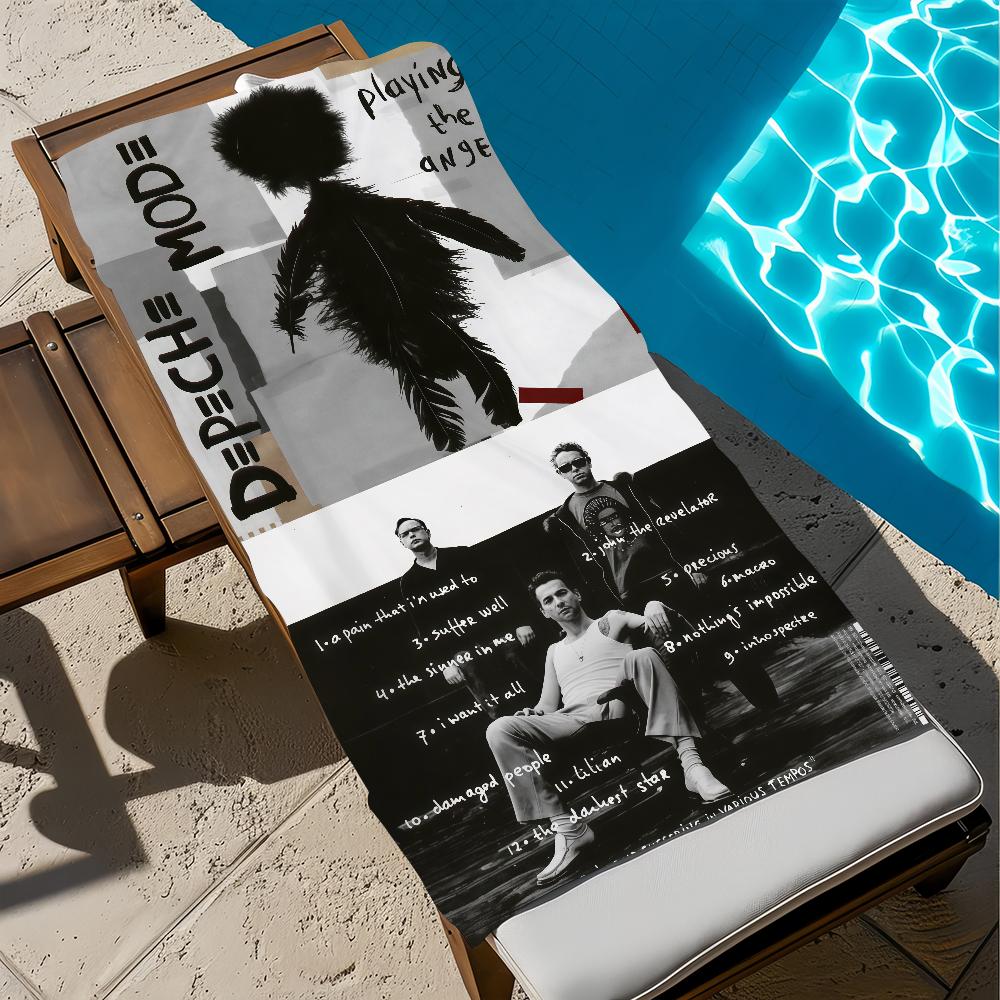 D-depeche singer M-mode Towel Large Quick-Drying Microfiber soft Beach Towel for Travel Fitness Sauna Bathing Camping