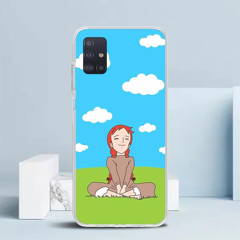 A-Энн из Зеленых Крыш Шерли Мягкий Чехол для Телефона Samsung Galaxy A12 A22 A32 A52 A72 A02S Note 20 Ultra 10 S10 Plus A51 A