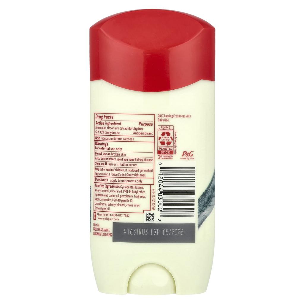 OLD SPICE Антиперспирант и дезодорант, Deep Sea с морскими ингредиентами, 3,4 унции (96 г)