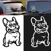 Cute Adhesive Custom 3D Car Sticker French Bulldog Dog/Pet Vinyl Car Decal Decor