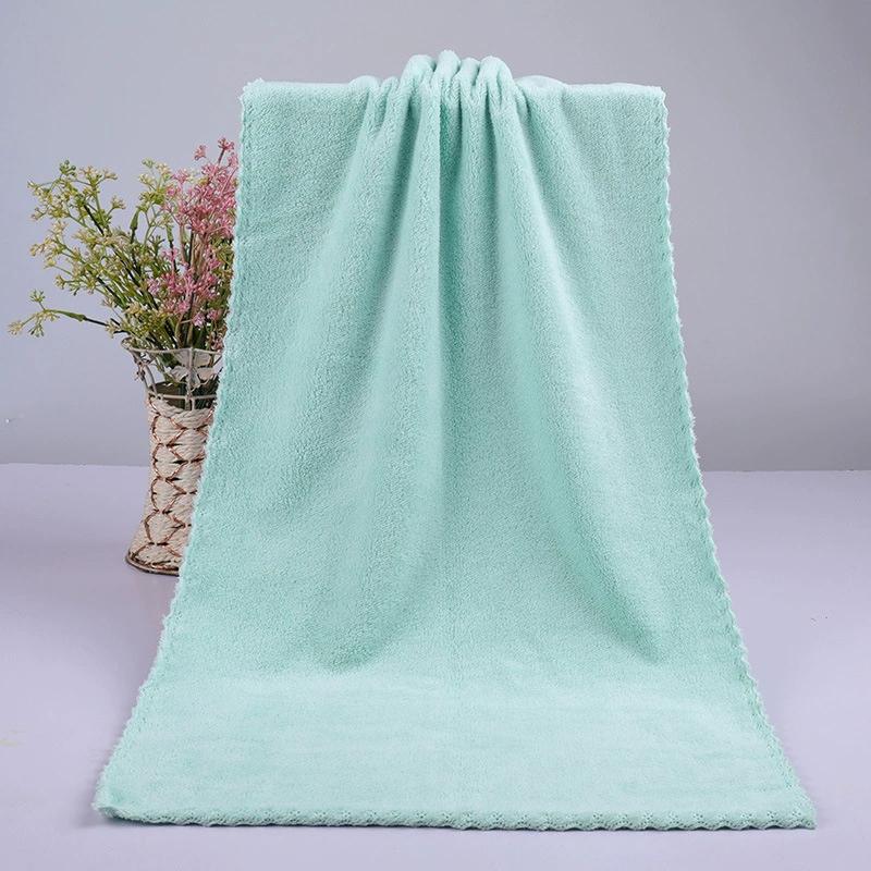 Прочное и толстое коралловое флисовое полотенце, мягкое и не линяет, хорошо впитывает влагу