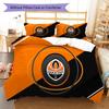FC Shakhtar Donetsk RugPattern Bedding Quilt Set Quilt Cover Pillowcase Home Decoration Birthday Gift (1 * duvet cover + 2 * pillowcase, without core)