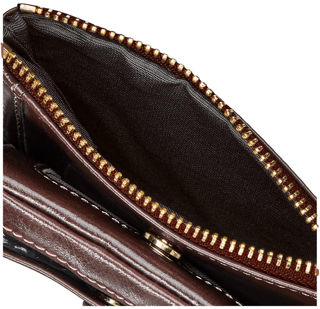 Bifold Mini Wallet Mini Wallet Dark Brown [Device]