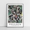 Plakat Jackson Pollock abstrakcja green