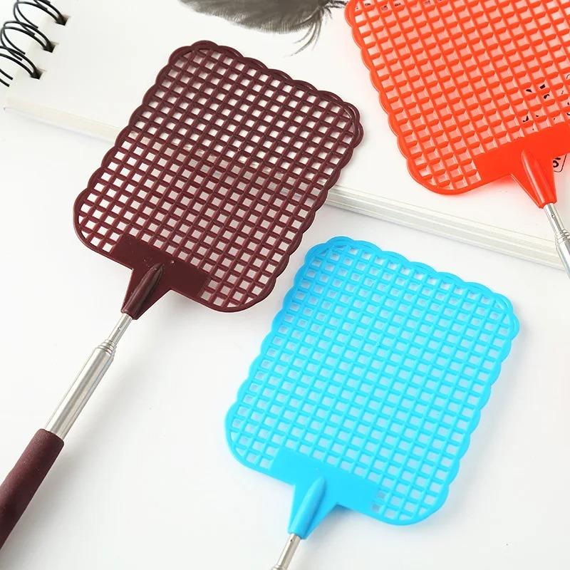 Telescopic Extendable Fly Swatter Adjustable Retractable Pest Mosquito Control Tool for Home Garden Outdoor Use