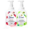 Dove Фруктовое Молоко Увлажняющая Пена для Душа Duo