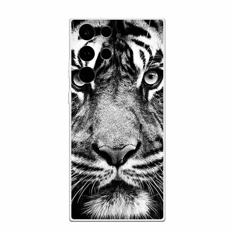 Clear Soft Case for Samsung S23 Ultra Silicone TPU Phone Back Cover for Samsung Galaxy S23 Samsung S23 Transparent Animal Coque