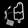 Светодиодный неоновый свет креативной формы с USB/батарейкой, мерцание без мороженого, неоновая вывеска, лампа, настенное художественное украшение