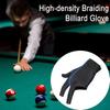 1 шт. 3-пальцевые перчатки для бильярда для левой руки, спортивная перчатка для снукера для мужчин и женщин, аксессуар для бильярдного стрелка