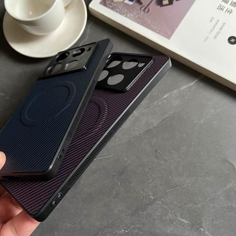 Для Tecno Spark 10 10C Роскошный матовый чехол из углеродного волокна Для Tecno Spark 20 Pro Plus 20C Магнитная крышка с поддержкой беспроводной зарядки